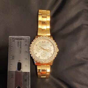 GUESS Rose-Gold Stainless Steel Women's Watch